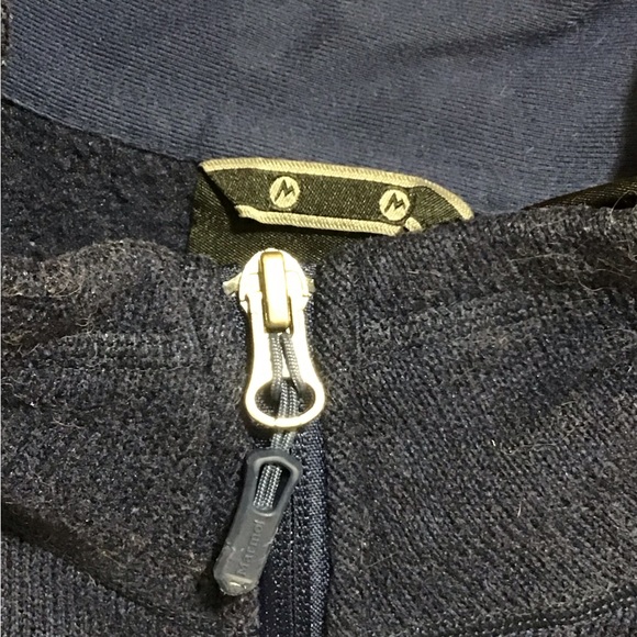 Stunning Marmot Sweatshirt Jacket in Blue Sz XXL - Picture 4 of 6